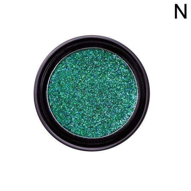 New 14 Colors Pigment Shimmer Metallic Eye Shadow Glitter Loose Powder Eyeshadow Makeup paleta de sombra Diamond Lips