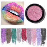 New 14 Colors Pigment Shimmer Metallic Eye Shadow Glitter Loose Powder Eyeshadow Makeup paleta de sombra Diamond Lips