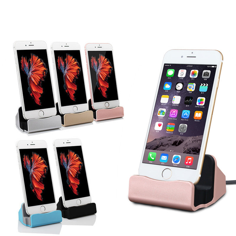 New Desktop Charger Dock Station USB Sync Adapter Mobile Smart Phone Charging Device For Apple iPhone 5 5s 6 6s 7 Plus