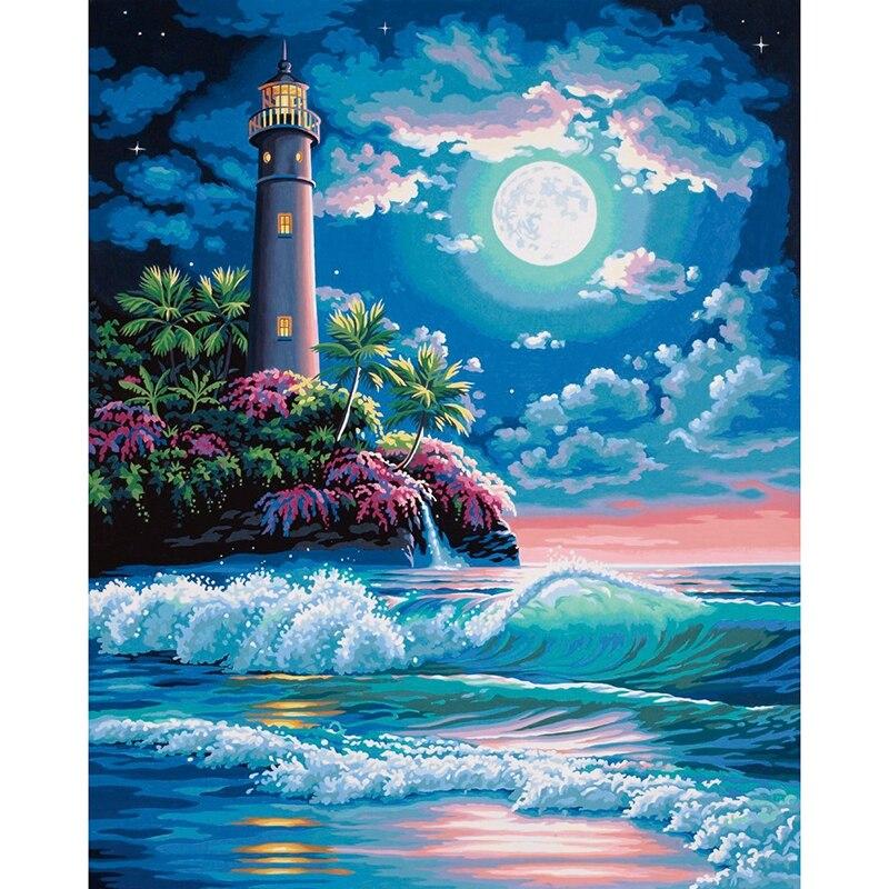 F&S Diamond Painting Store Ocean Lighthouse