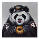 F&S Diamond Painting Store Panda eats Bagel