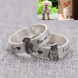 Personalized 925 Sterling Silver Photo Silhouette Necklace