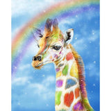 F&S Diamond Painting Store Rainbow Giraffe