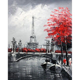 F&S Diamond Painting Store Red Tree And Tower