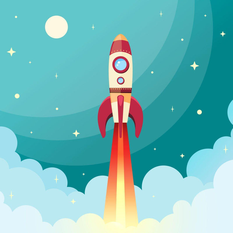F&S Diamond Painting Store Small Space Rocket