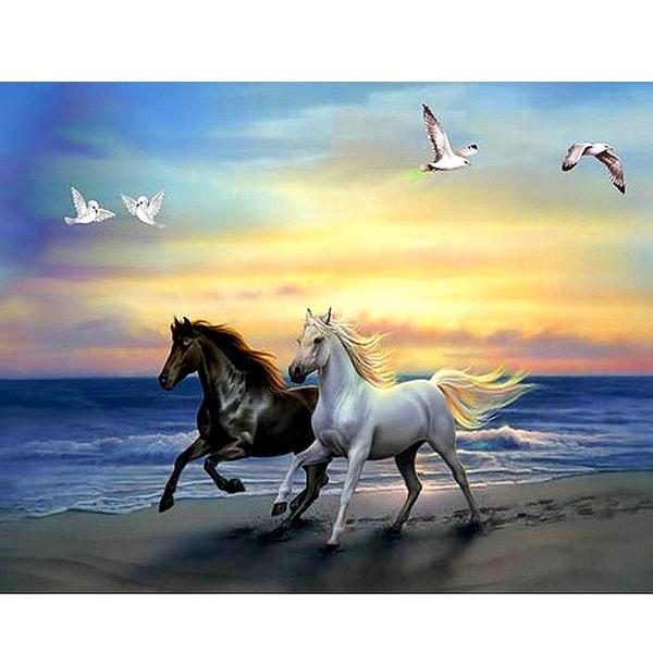 F&S Diamond Painting Store Running Horses