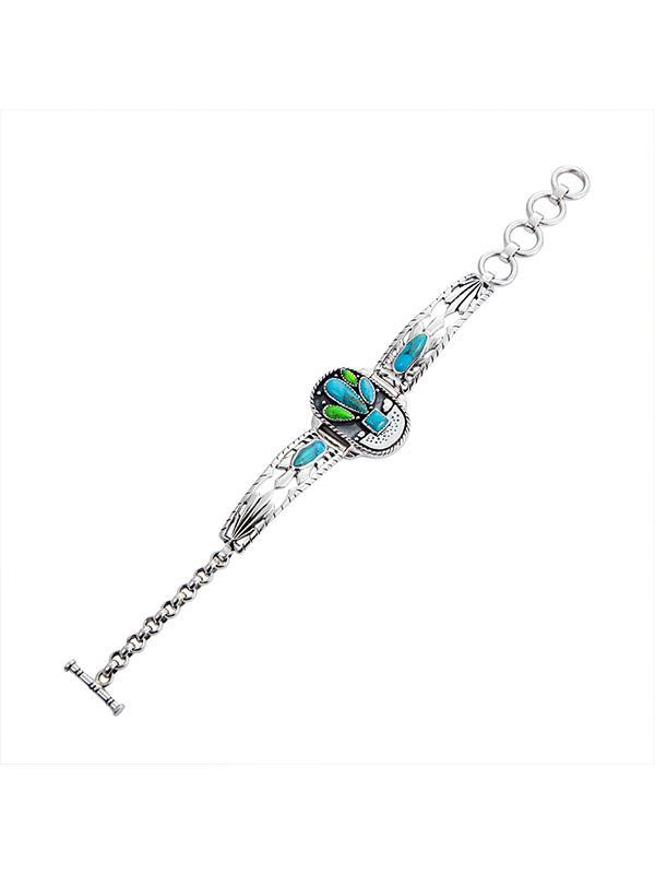 Blue&Green Turquoise Bracelet
