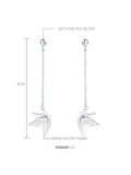 Flower Pattern Pearl Earrings