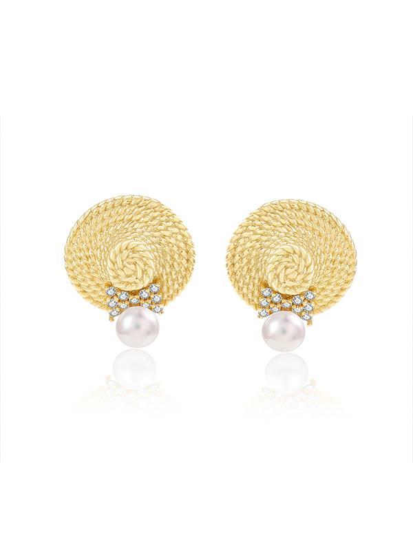 Lady's Hat Pattern Earrings