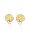 Lady's Hat Pattern Earrings