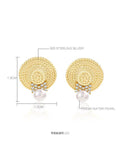 Lady's Hat Pattern Earrings