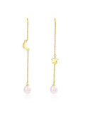 Star&Moon Pearl Earrings