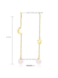 Star&Moon Pearl Earrings