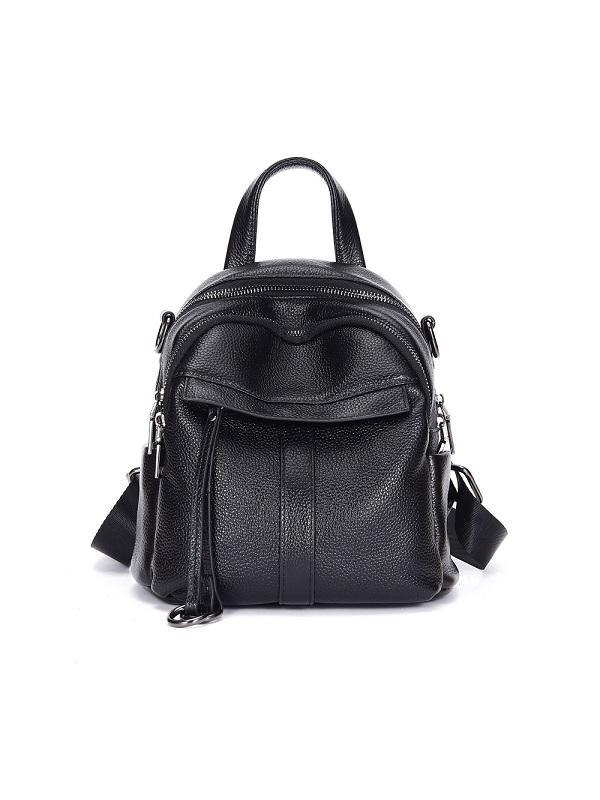 Fashion Black Small Backpack