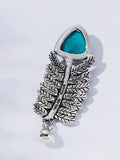 Natural Turquoise Silver Pendant