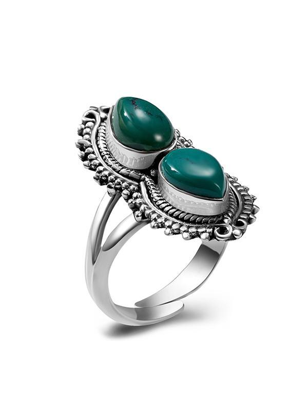 Vintage Bean Pattern Ring