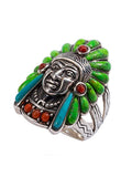 Vintage Silver Turquoise Ring