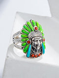Vintage Silver Turquoise Ring