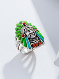 Vintage Silver Turquoise Ring