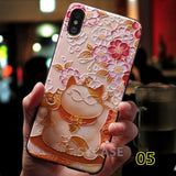 SYCASE 3D painted emboss cartoon Frosted soft TPU phone case For BBK vivo X7 X9 X9S X20 Plus X21 UD Y66 Y67case protective cover
