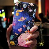 SYCASE 3D painted emboss cartoon Frosted soft TPU phone case For BBK vivo X7 X9 X9S X20 Plus X21 UD Y66 Y67case protective cover