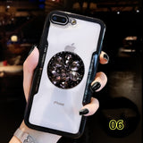SYCASE Acrylic Back TPU Frame Hybrid ring Phone Case For Huawei Mate 9 10 P20 Pro Lite P Smart Nova 3 3E 3i 2i Lite Free lanyard