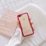 SYCASE Acrylic Back TPU Frame Hybrid rings Phone Case For iPhone X XR XsMax 7 8 6 6S Plus 5 5S SE Drop-proof Protective cover