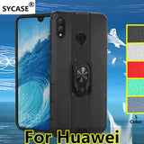 SYCASE Alita Case For Huawei P30 Lite Mate20 Pro Mate20X Nova 4 4E 5T 5i 5 Pro Honor 8X Max V20 20 Pro with Car magnetic Ring