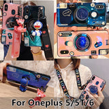 SYCASE Blu-ray retro camera soft case For Oneplus 5 6 Oneplus 5T all-inclusive doll bracket protective Cover retractable lanyard
