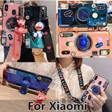 SYCASE Blu-ray retro camera soft case For Xiami Mi 5X 6 7 Pro Mi 8 SE A2 MIX 2 2s Max 2 3 Pro PocoF1 doll bracket Cover lanyard