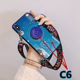 SYCASE Blu-ray retro camera soft phone case For Meitu M6 M8 T8 T9 V6 CASE with doll bracket lanyard protective Cover