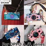 SYCASE Blu-ray retro camera soft phone case For OPPO A37 A39 A57 A59 A71 A73 A77 A79 A75 A83 A3 A5 A9 F1S F3 F7 F9 Realme2 case