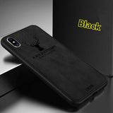 SYCASE Business DEER Case For 360 N6 N7 PRO case Animal Pattern Cloth Deer Head Capa Soft Full Protection Back cover