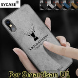 SYCASE Business DEER Case For For Smartisan U1 pro 2 2S 3 case Animal Pattern Deer Head Capa Soft Full Protection Back cover