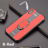 SYCASE Business Multifunction man Shell For Huawei Mate 10 20 Pro mate 20Lite Case Rotate Ring Holder Car Magnetic Cover