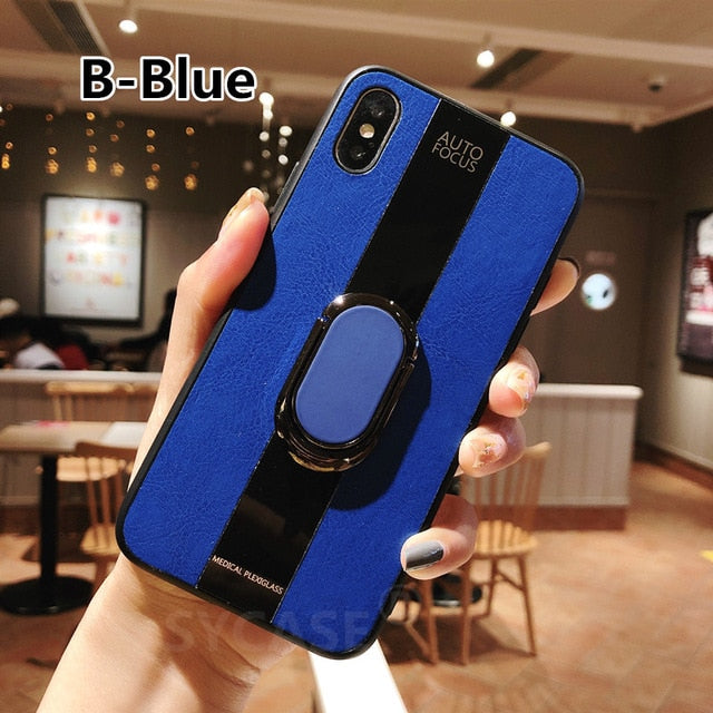 SYCASE Business Multifunction man Shell For Huawei P20 P30 Pro Nova 3 nova 3i Case Rotate Ring Holder Car Magnetic Cover Women