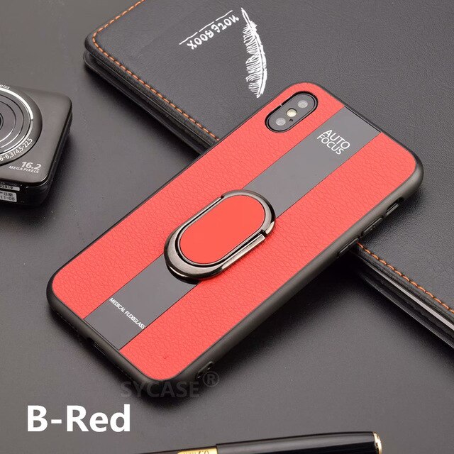 SYCASE Business Multifunction man Shell For Samsung S8 S9 S10 Plus S10Lite S10E Case Rotate Ring Holder Car Magnetic Cover Women