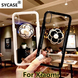 SYCASE Camellia ring acrylic phonecase For xiaomi 5 5X 6X 8 SE Mix2S Max 2 3 F1 Redmi 4A 5A 4X 5 Plus 6 Pro Note 4 4X 5 Pro S2
