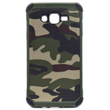 SYCASE Case for Samsung Grand Prime J2 prime J5prime J7prime Army Camo Camouflage Pattern PC+TPU 2 in1 Anti-knock Back Cover