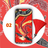 SYCASE China style For xiaomi Mi 8 5X 6X Mix 2 2S Redmi 4X Note5 case Phoenix Dragon Robe palace flower Emboss protector cover