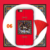 SYCASE China style For xiaomi Mi 8 5X 6X Mix 2 2S Redmi 4X Note5 case Phoenix Dragon Robe palace flower Emboss protector cover