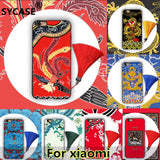 SYCASE China style For xiaomi Mi 8 5X 6X Mix 2 2S Redmi 4X Note5 case Phoenix Dragon Robe palace flower Emboss protector cover