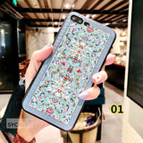 SYCASE China style palace flower For BBK vivo X9 X9S X20 Plus X21 UD wearing tassel Court rose Peony embossed pattern Phone case
