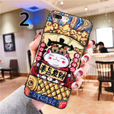 SYCASE China style symbolic pattern text shell For BBK vivo X20 X21 UD X23 Z3 Y85 Y97 case Bluray bracket anti-drop Cover