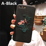SYCASE Chinese Style Embroidery flowers For iPhone X Xr Xs Max Cover For iPhone 6 6s plus 7 8 Plus Retro Palace Anti-fall Case
