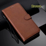 SYCASE Classic Plain leather case For Samsung J8 J2Pro J4 J6 J3 J5 J7 Duo Prime 2018Simple card holder Lambskin wallet phonecase