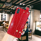 SYCASE Crocodile grain Shell For Huawei P9 P10 Plus P20 Pro P20 Lite Nova 2 plus 2s nova 3e Case Wrist strap Bracket Cover Women