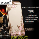 SYCASE Diamond Plating TPU Secret Garden Phone Case For OPPO R7 R9 R11 S Plus A53 A37 A57 A59 A71 A79 A73 A83 Slim Back Cover