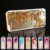 SYCASE Dynamic Liquid Quicksand Hard Case For iPhone 4 4S SE 5 5S 5C Glitter Stars Cover Back Cover fashion ultra thin