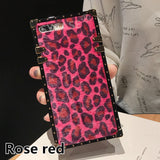 SYCASE Europe America Leopard Square Shell For OPPO F7 F9 A3 A5 A39 A57 A59 A73 A75 A79 A83 Drop Protection Case tide Ms